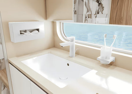 Hansgrohe addstoris držač čaše i četkica uključuje čašu u mat bijeloj izvedbi