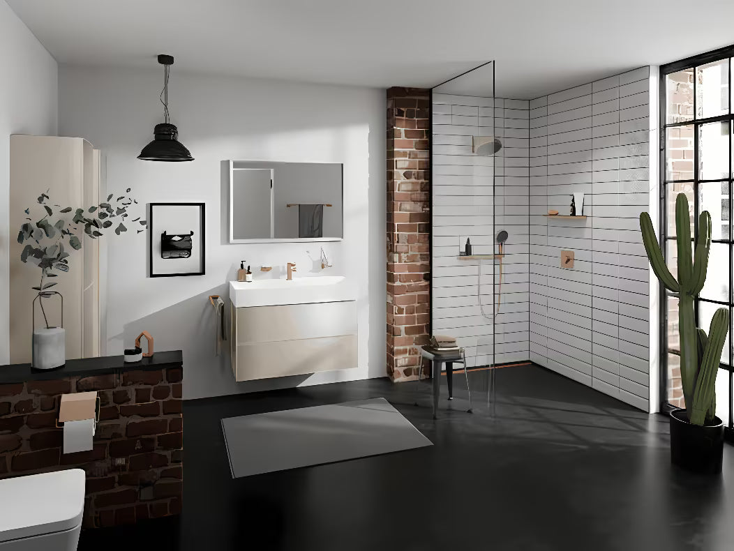 Hansgrohe addstoris držač toaletnog papira s poklopcem u završnoj obradi brušena bronca.