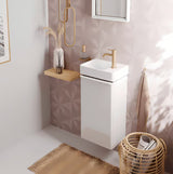 Kukica za ručnike hansgrohe addstoris u izvedbi brušena bronca pro za vješanje ručnika ili ogrtača.