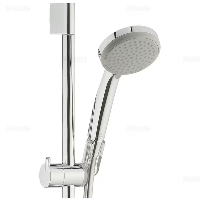 Hansgrohe Croma 100 tuš set u izvedbi chrome s ručnim tušem i tuš šipkom