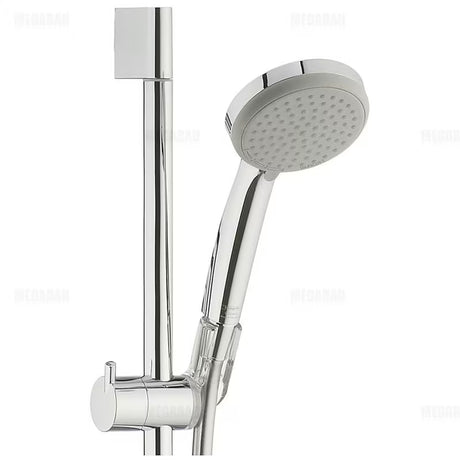 Hansgrohe Croma 100 tuš set u izvedbi chrome s ručnim tušem i tuš šipkom