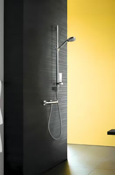 Hansgrohe Croma 100 tuš set u izvedbi chrome s ručnim tušem, šipkom, crijevom, klizačem i posudicom za sapun