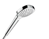 Hansgrohe Croma Select E tuš set u bijeloj i krom izvedbi s ručnim tušem i šipkom Unica