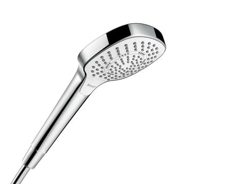 Hansgrohe Croma Select E tuš set u bijeloj i krom izvedbi s ručnim tušem i šipkom Unica