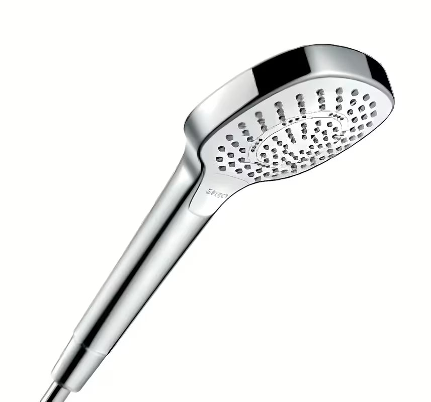 Ručni tuš Hansgrohe Croma Select E bijelo-krom s tipkom Select s tri mlaza