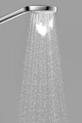 Ručni tuš Hansgrohe Croma Select E u bijeloj i krom izvedbi s tipkom Select i promjerom glave 110 mm