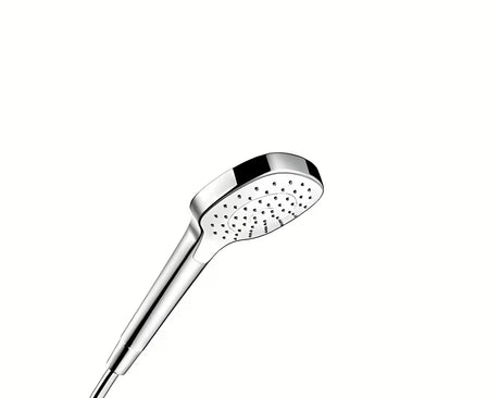 Hansgrohe Croma Select E tuš set u bijeloj i krom izvedbi s ručnim tušem, šipkom Unica i crijevom