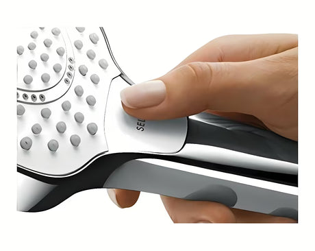 Tuš set Hansgrohe Croma Select S u bijeloj i krom izvedbi s ručnim tušem 3jet, šipkom Unica i crijevom 1,60 m.