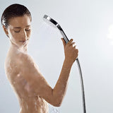 Ručni tuš Hansgrohe Croma Select S Vario bijela/krom s tipkom Select, promjera 110 mm