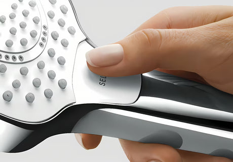 Ručni tuš Hansgrohe Croma Select S Vario bijela/krom s tipkom Select, promjera 110 mm