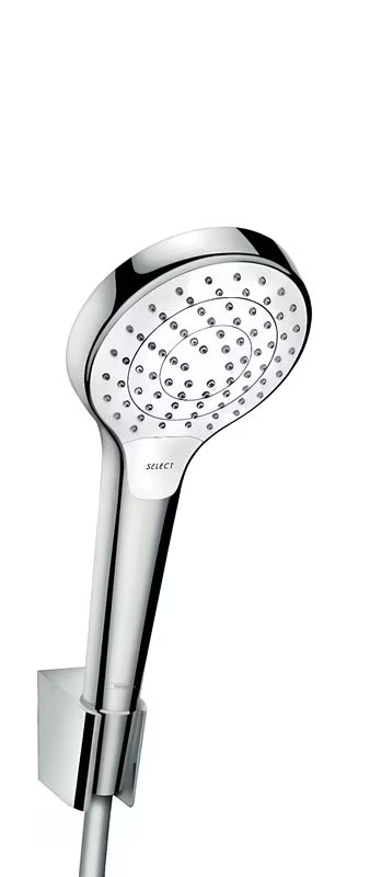 Hansgrohe Croma Select set za kadu bijela/krom s ručnim tušem 110 mm i tipkom Select