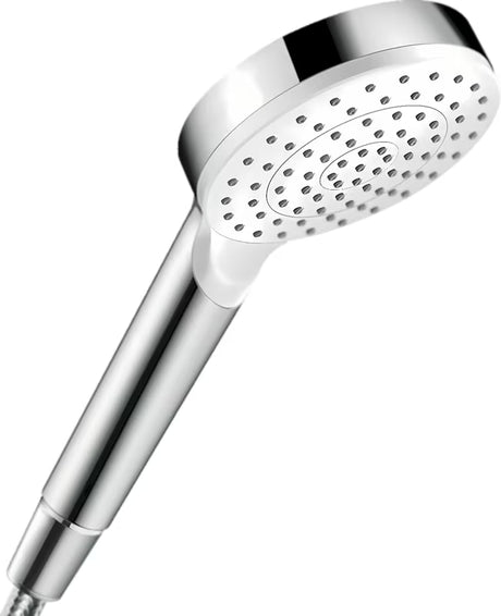 Ručni tuš Hansgrohe Crometta 1jet EcoSmart u izvedbi bijela/krom s mlazom Rain