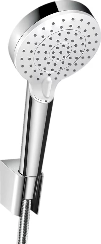 Hansgrohe Crometta set za kadu u izvedbi bijela/krom s ručnim tušem, držačem i crijevom 1,25 m.