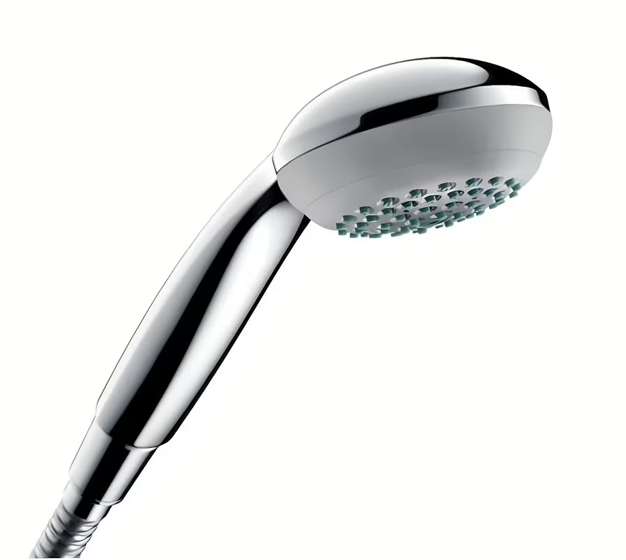 Ručni tuš Hansgrohe Crometta 85 u kromu, promjera 85 mm i s jednom vrstom mlaza