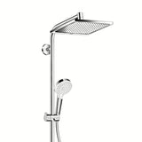 Hansgrohe Crometta E tuš sustav s termostatskom miješalicom u krom izvedbi s nadglavnim tušem 240 mm i ručnim tušem