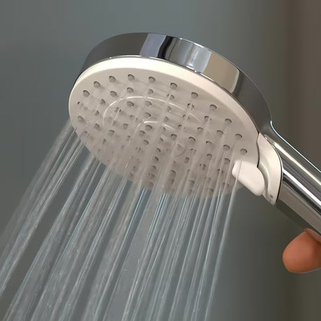 Hansgrohe Crometta E tuš sustav s termostatskom miješalicom u krom izvedbi s nadglavnim tušem 240 mm i ručnim tušem