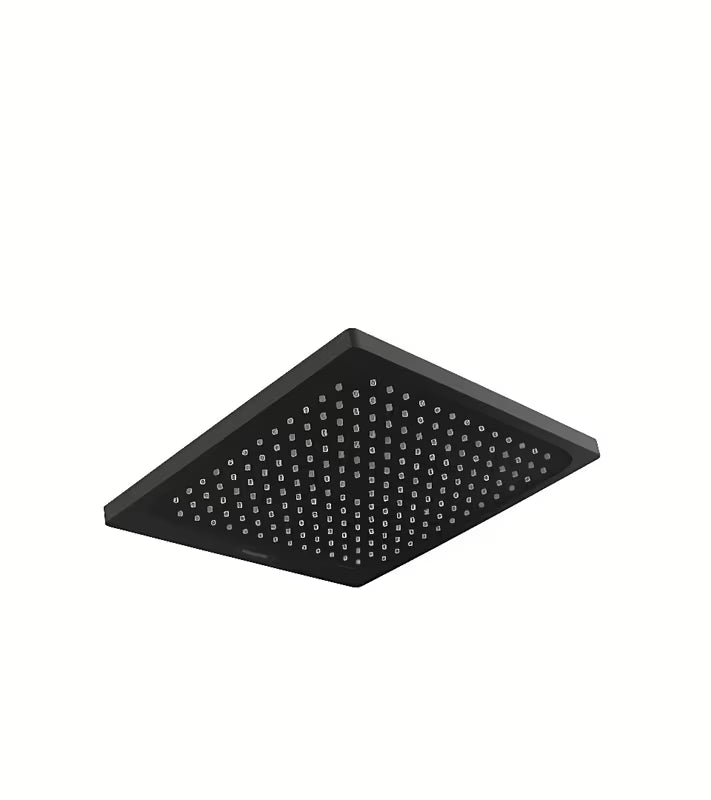 Mat crni nadglavni tuš Hansgrohe Crometta E 240 EcoSmart s mlazom Rain i tehnologijom QuickClean.