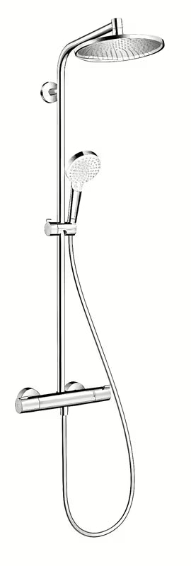 Hansgrohe Crometta S tuš sustav s termostatskom miješalicom, nadglavni tuš 240 mm i ručni tuš, krom