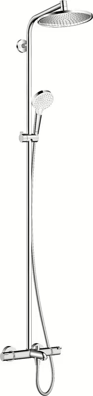 Hansgrohe Crometta S tuš sustav pro za kadu s termostatom, nadglavnim tušem 240 mm i ručnim tušem u krom izvedbi