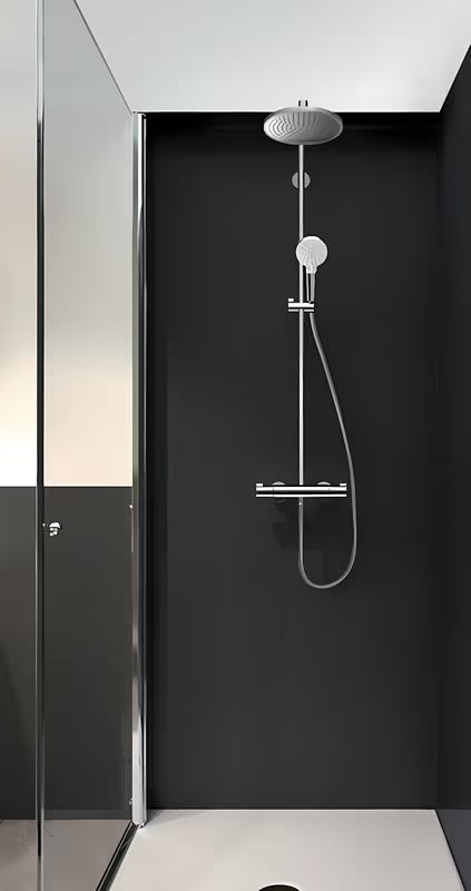 Hansgrohe Crometta S tuš sustav s termostatskom miješalicom, nadglavni tuš 240 mm i ručni tuš, krom