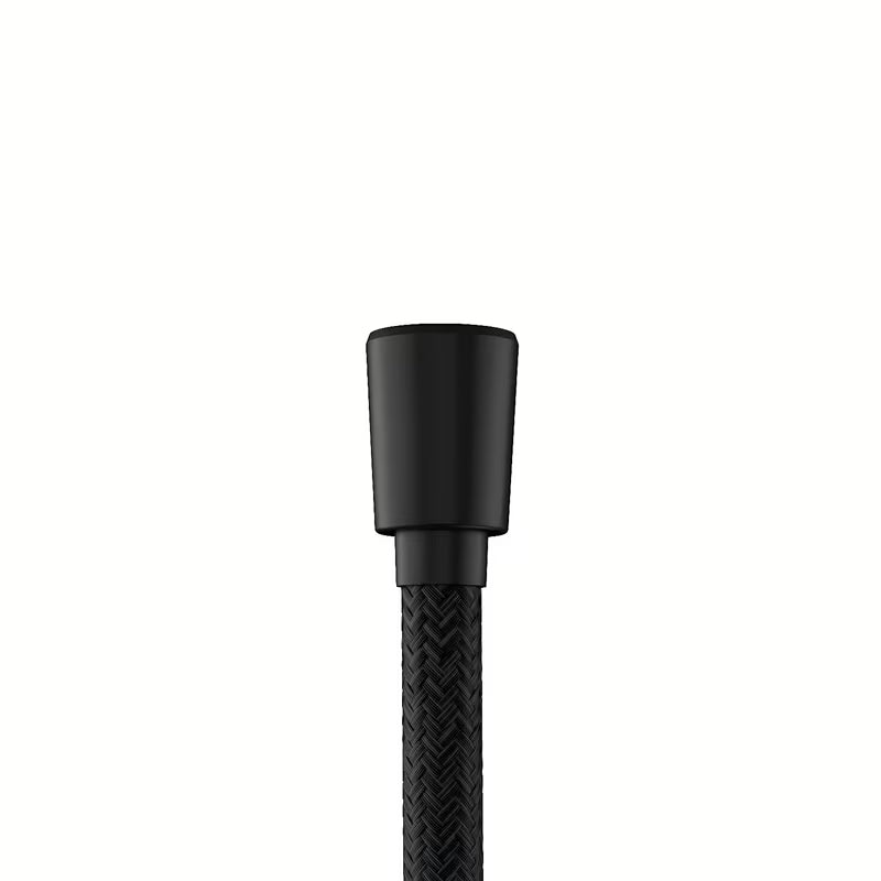 Tekstilni tuš crijevo hansgrohe Designflex u mat crnoj boji, duljina 1,60 m