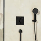 Hansgrohe duoturn E podžbukna miješalica za tuš pro za 2 izljevna mjesta u mat crnoj boji