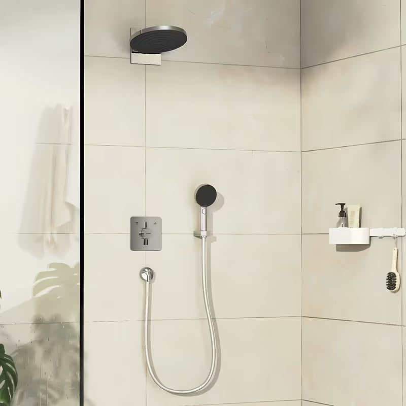 Podžbukna miješalica za tuš hansgrohe duoturn Q u krom izvedbi pro za upravljanje dvama potrošačima