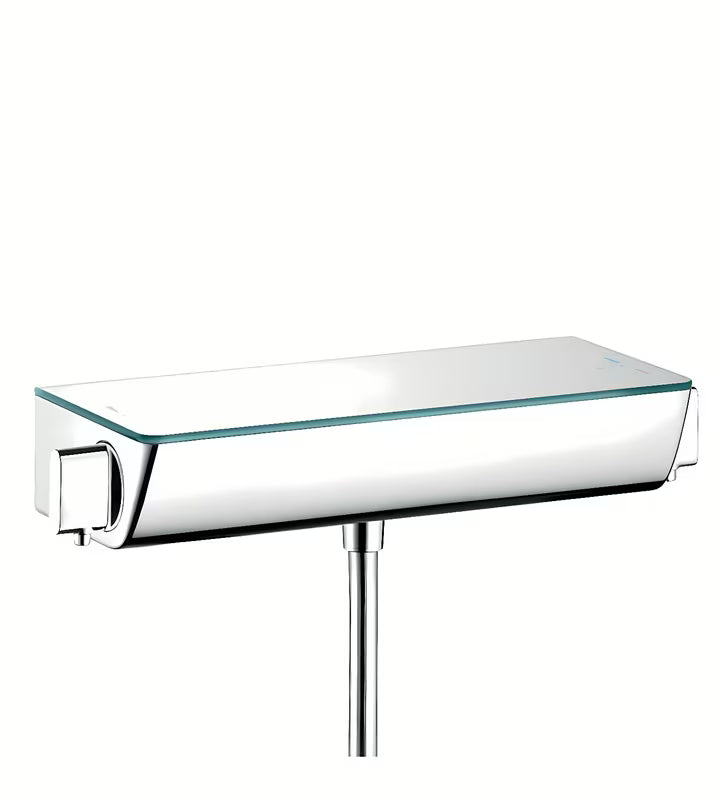 Hansgrohe Ecostat Select termostatska miješalica za tuš u kromu s policom od sigurnosnog zrcalnog stakla