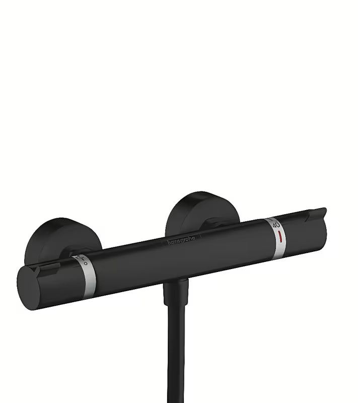 Hansgrohe Ecostat Comfort termostatska miješalica za tuš u mat crnoj izvedbi pro za zidnu montažu.