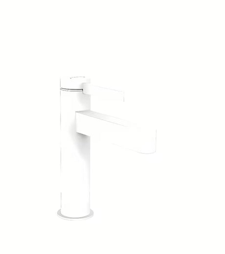 Hansgrohe Finoris jednoručna baterija miješalica za umivaonik u mat bijeloj boji s push-open odvodom
