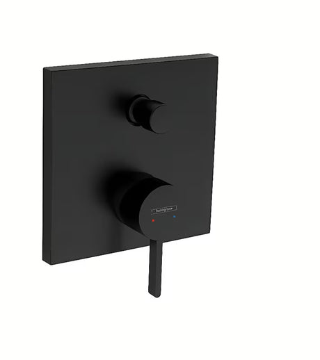 Podžbukna jednoručna baterija tuš i miješalica za kadu Hansgrohe Finoris u mat crnoj izvedbi