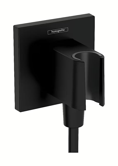 Hansgrohe fixfit E podžbukni priključak s držačem tuša u mat crnoj izvedbi