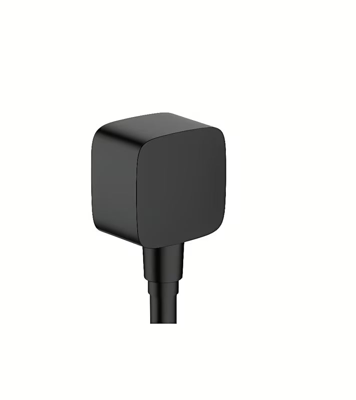 Hansgrohe fixfit podžbukni priključak u mat crnoj izvedbi s nepovratnim ventilom