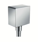 Hansgrohe fixfit Square podžbukni priključak tuš crijeva u krom izvedbi s nepovratnim ventilom