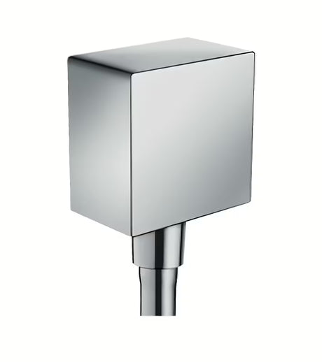 Hansgrohe fixfit Square podžbukni priključak tuš crijeva u krom izvedbi s nepovratnim ventilom
