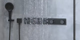 Hansgrohe fixfit Square podžbukni priključak pro crijevo za tuš u mat crnoj izvedbi s nepovratnim ventilom