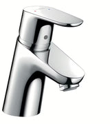 Hansgrohe Focus jednoručna baterija stojeća miješalica za umivaonik u krom izvedbi bez odvoda.
