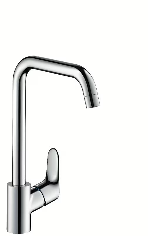 Kromirana jednoručna baterija miješalica za sudoper Hansgrohe Focus s okretnim izljevom