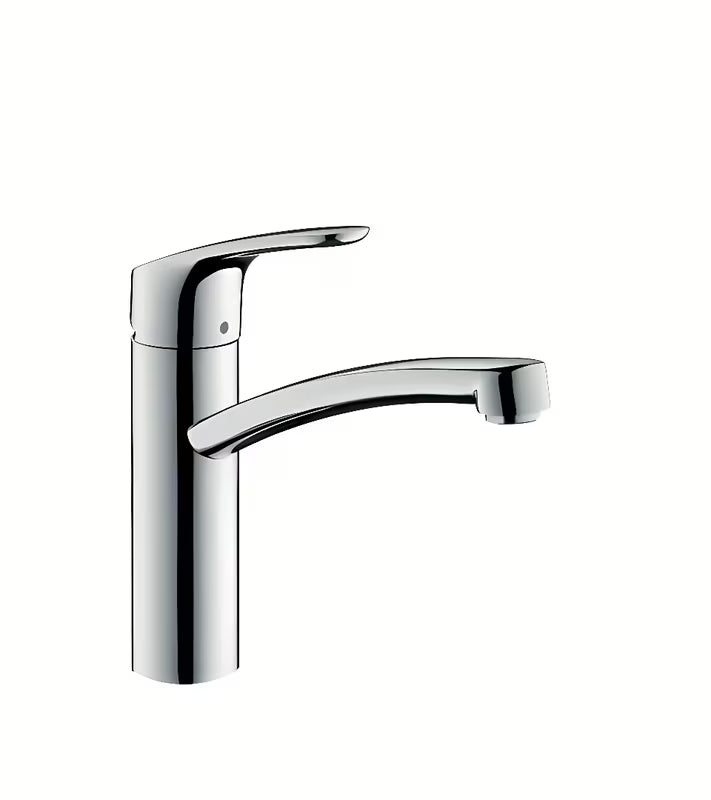 Kromirana jednoručna baterija miješalica za sudoper Hansgrohe Focus M41 sa zakretnim izljevom 360°
