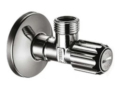 Hansgrohe kutni ventil u kromu s mikrofilterom pro za zaštitu slavina od nečistoća