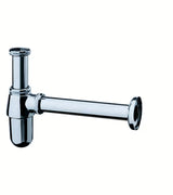 Kromirani čašasti sifon za umivaonik Hansgrohe s priključkom G 1¼ i odvodom DN32.