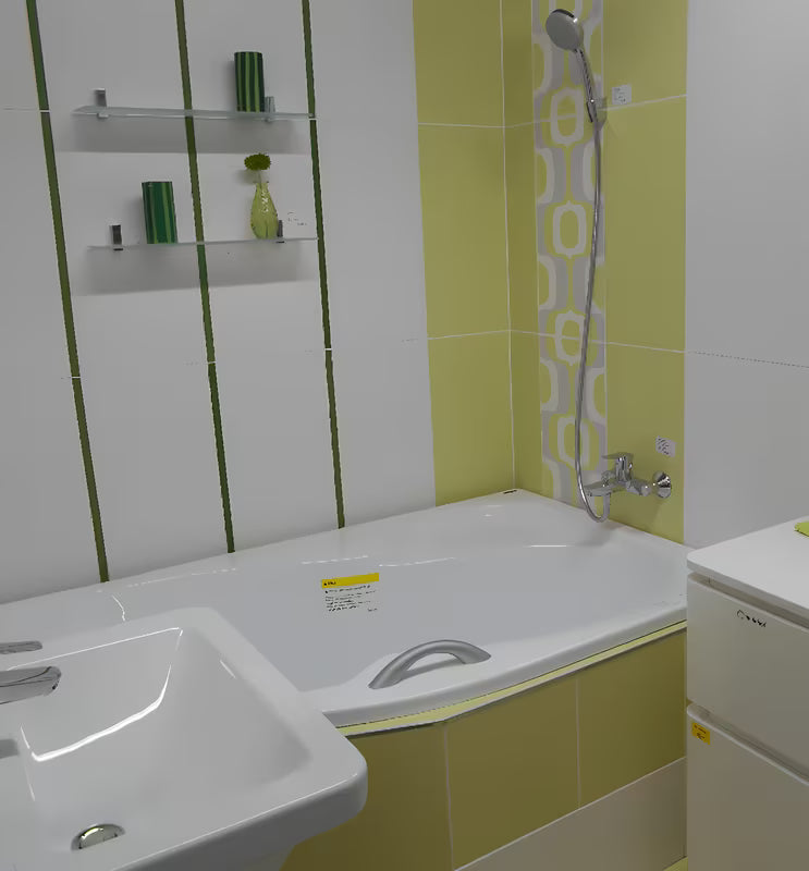 Zidna jednoručna baterija miješalica za kadu Hansgrohe HG248 u krom izvedbi s tehnologijom AirPower