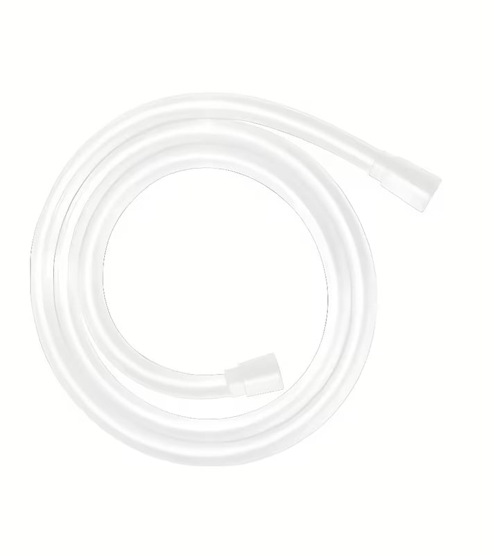 Tuš crijevo hansgrohe Isiflex u mat bijeloj boji, duljina 1,60 m, s glatkom plastičnom površinom