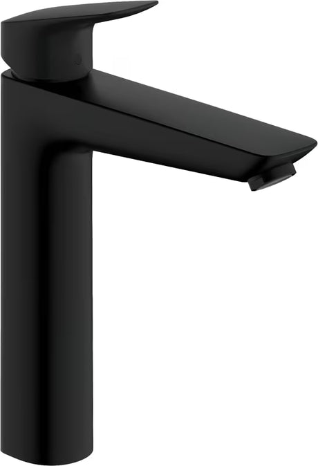 Hansgrohe Logis jednoručna baterija miješalica za umivaonik s odvodom u mat crnoj boji