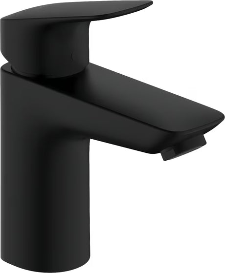 Hansgrohe Logis jednoručna baterija miješalica za umivaonik u mat crnoj izvedbi s odvodnim setom Push-Open.