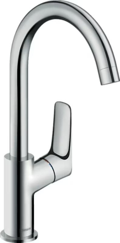 Kromirana miješalica za umivaonik hansgrohe Logis 210 sa zakretnim izljevom i bočnom ručicom