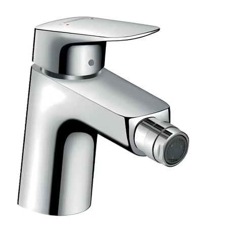 Kromirana jednoručna baterija miješalica za bide Hansgrohe Logis s odvodom i perlatorom sa zglobnim spojem
