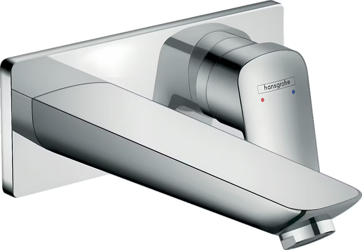 Hansgrohe Logis podžbukna jednoručna baterija miješalica za umivaonik zidna, u krom izvedbi