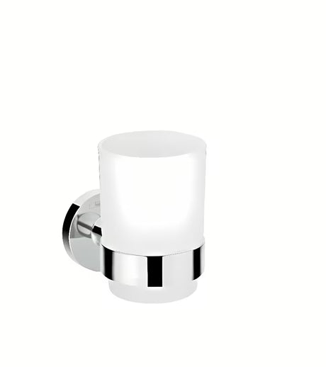 Hansgrohe Logis kromirani držač četkica sa staklenom posudom pro za zidnu montažu