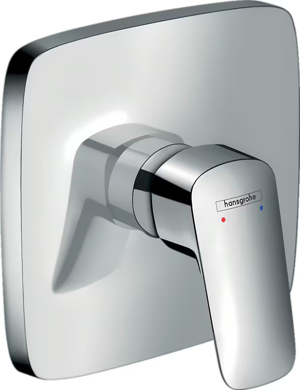 Podžbukna jednoručna baterija miješalica za tuš hansgrohe Logis u krom izvedbi, zidna